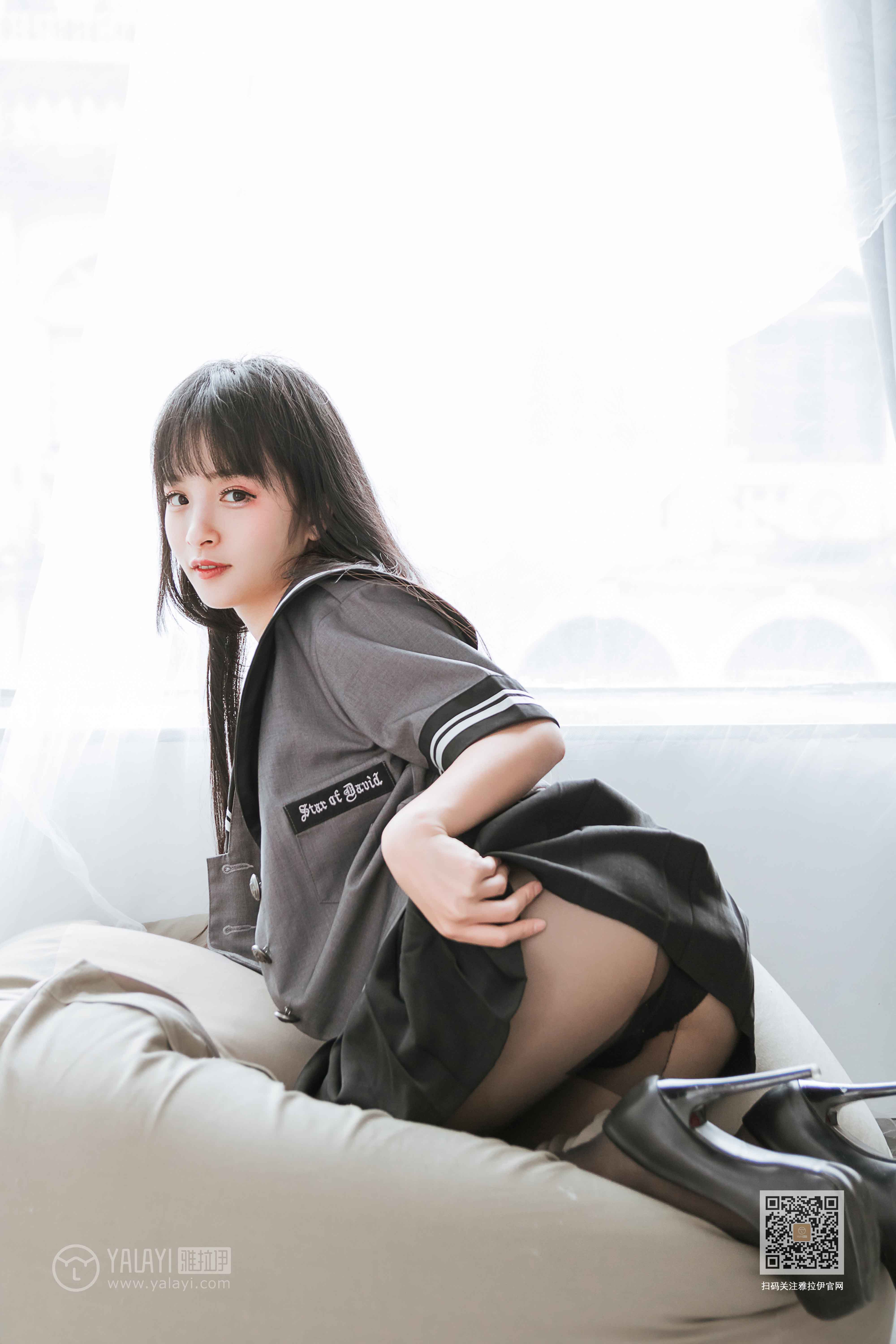[YALAYI雅拉伊]2020.04.10Y601艾丽《疯狂的jk学妹》插图